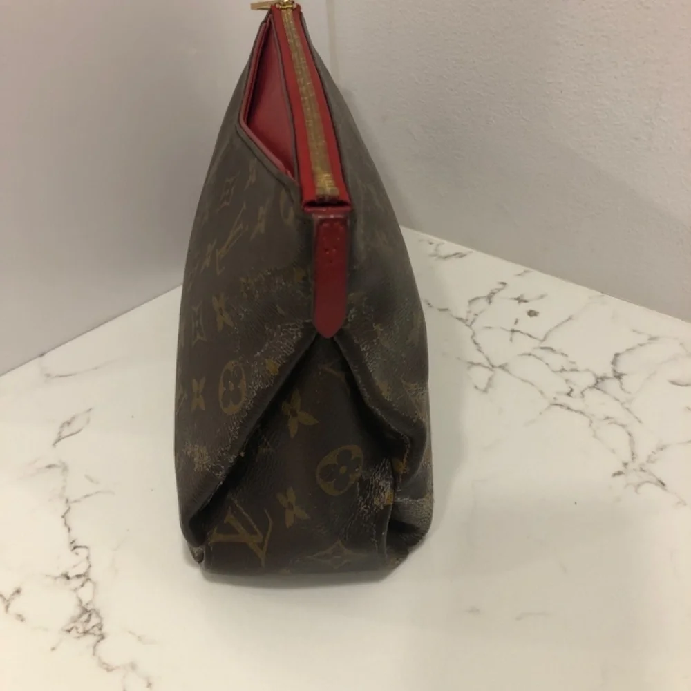 Louis Vuitton Pallas Brown Monogram Canvas Clutch